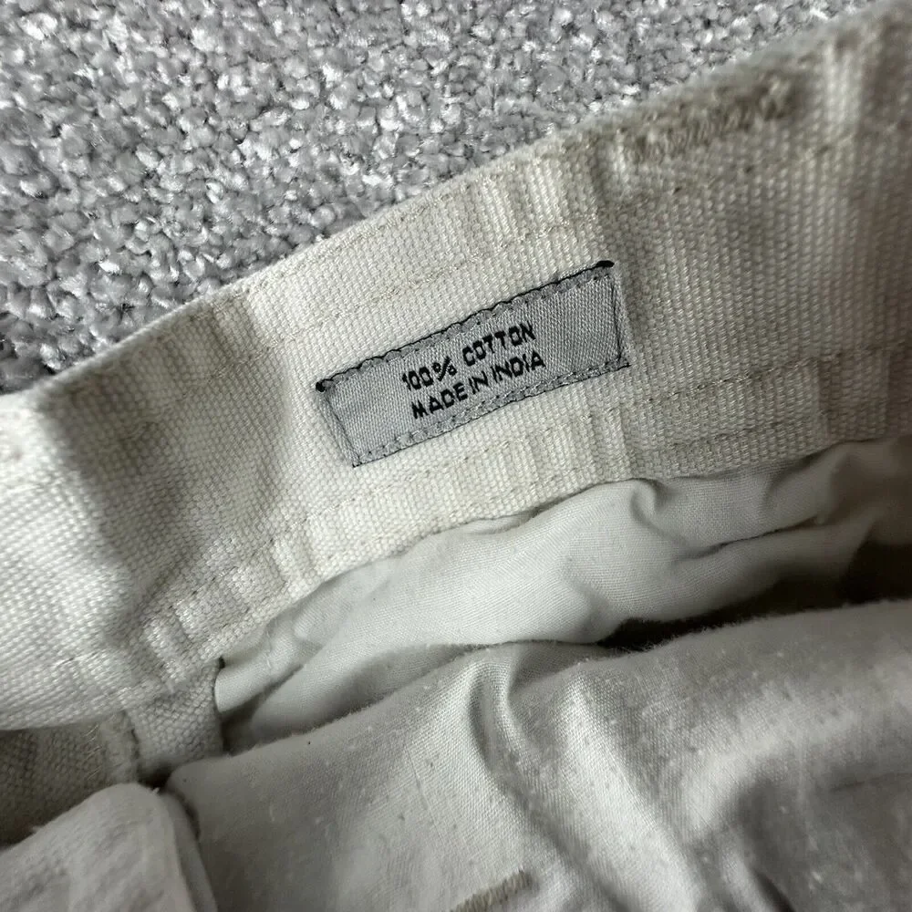 Callaway Golf Cargo Shorts Mens 30 White Sport Outdoors Casual Comfort